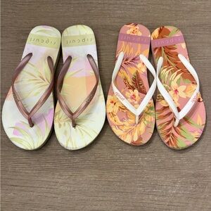 Rip curl Flip Flops Set of 2